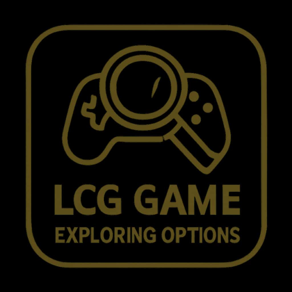A badge symbolizing guidance for LCG Game options.