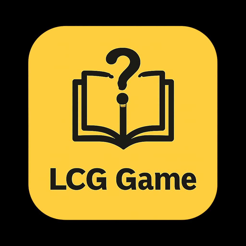 A badge symbolizing LCG Game Guides in a professional style.