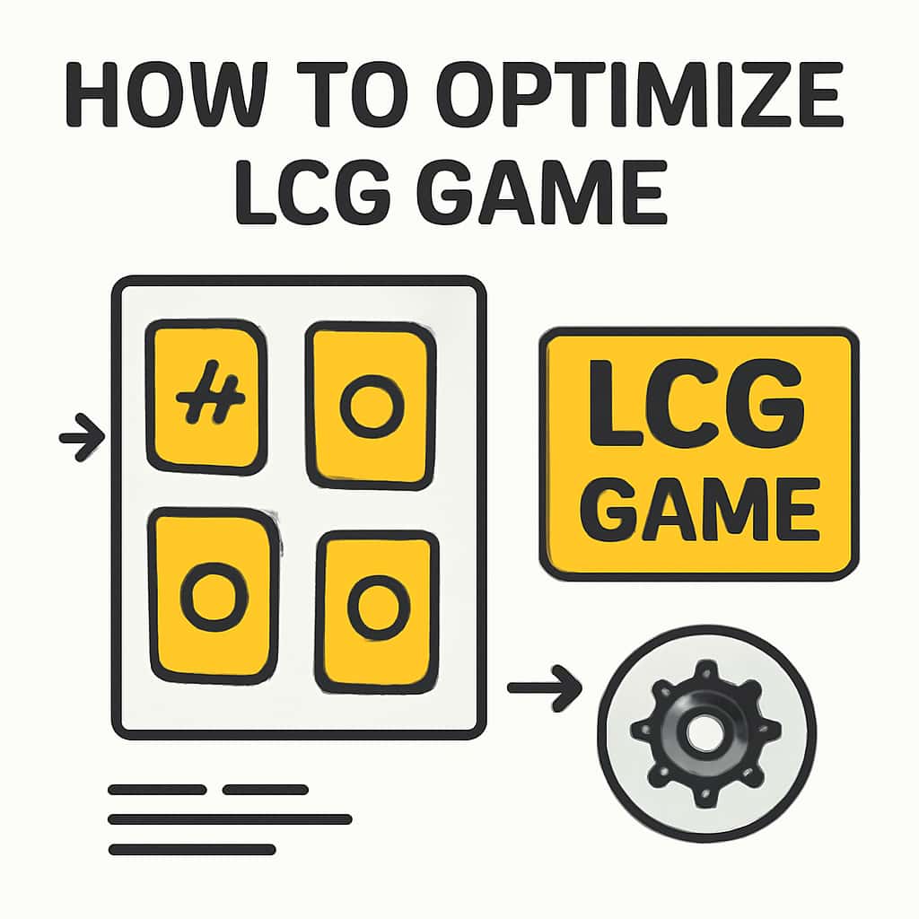 Illustration detailing LCG Game optimization strategies.