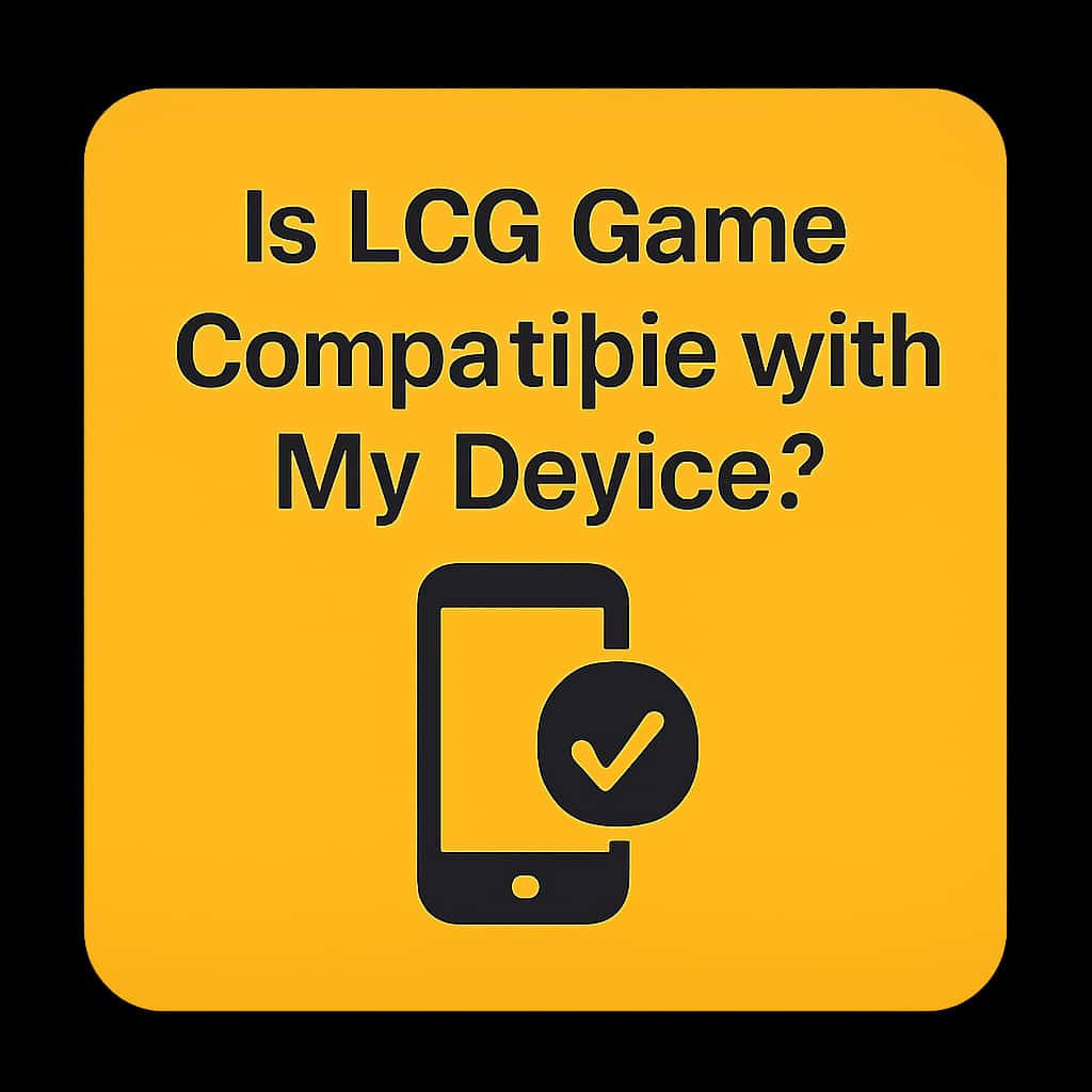 Icon illustrating device compatibility for LCG Game.