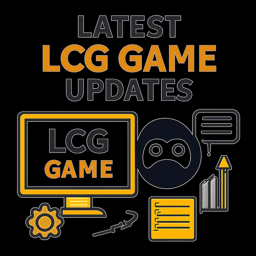 An educational diagram about the latest features of the LCG Game.