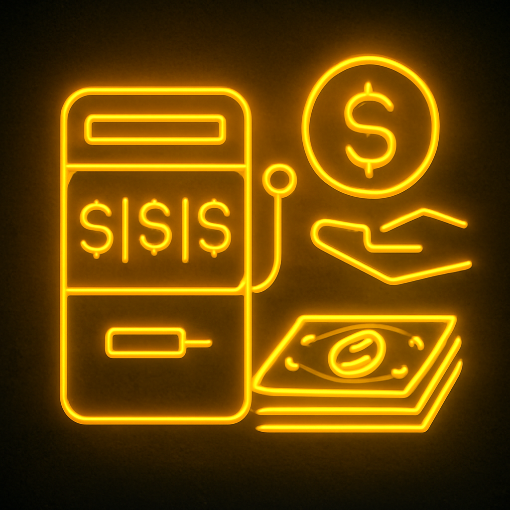 An icon signifying a guide for updating the LCG Game app.