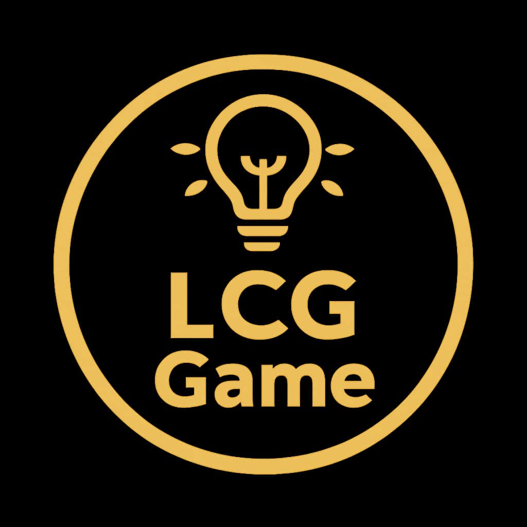 An icon illustrating guidance for LCG Game with the title prominently displayed.