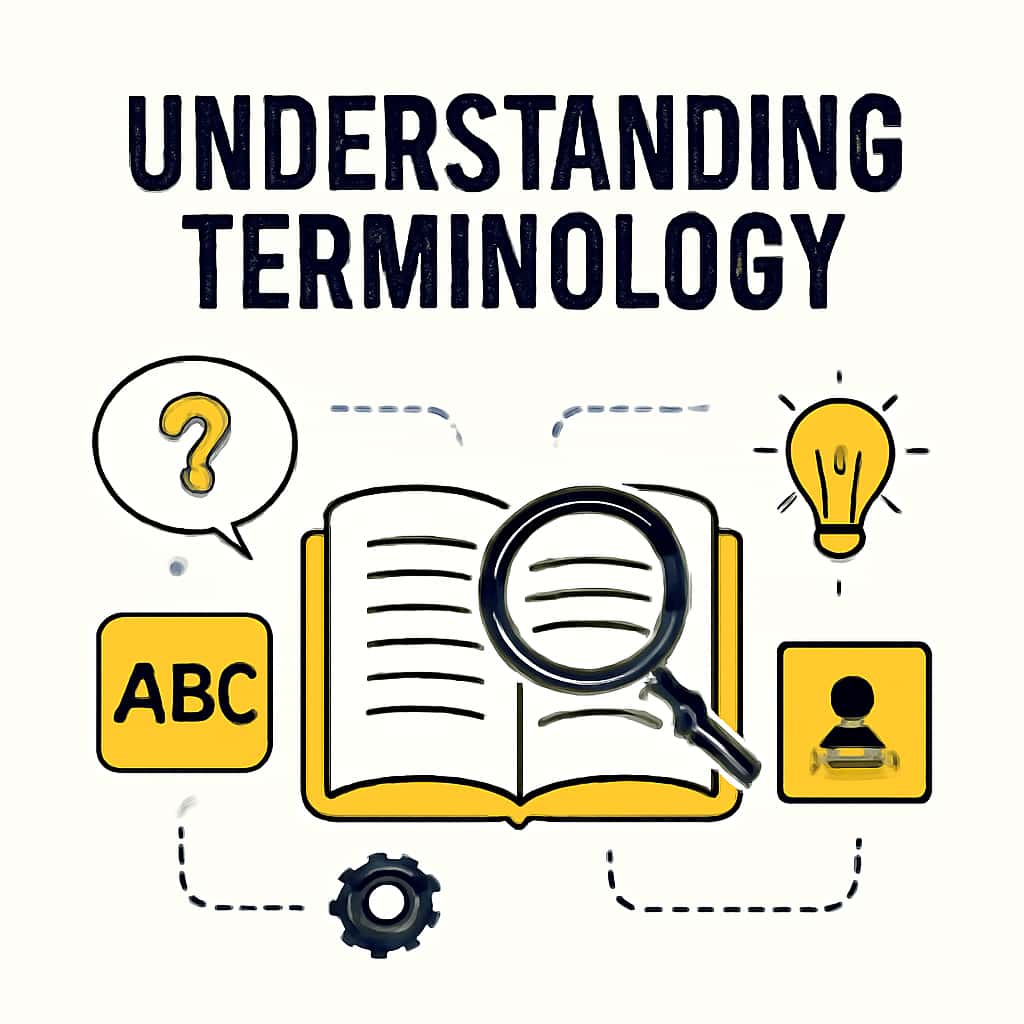 An educational illustration explaining LCG Game terminology.